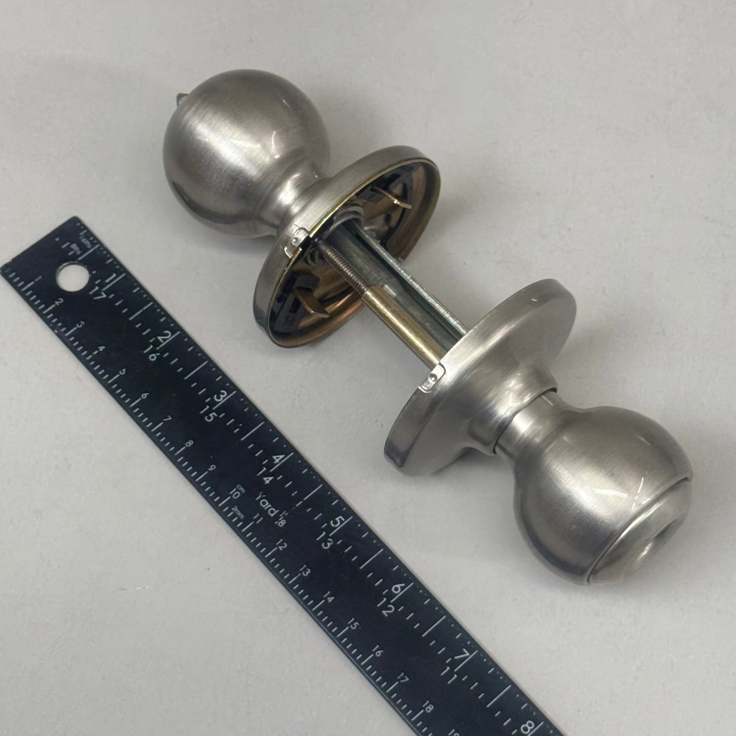 KWIKSET Polo Keyed Entry Knob with Smartkey Security In Satin Nickel 94002-931