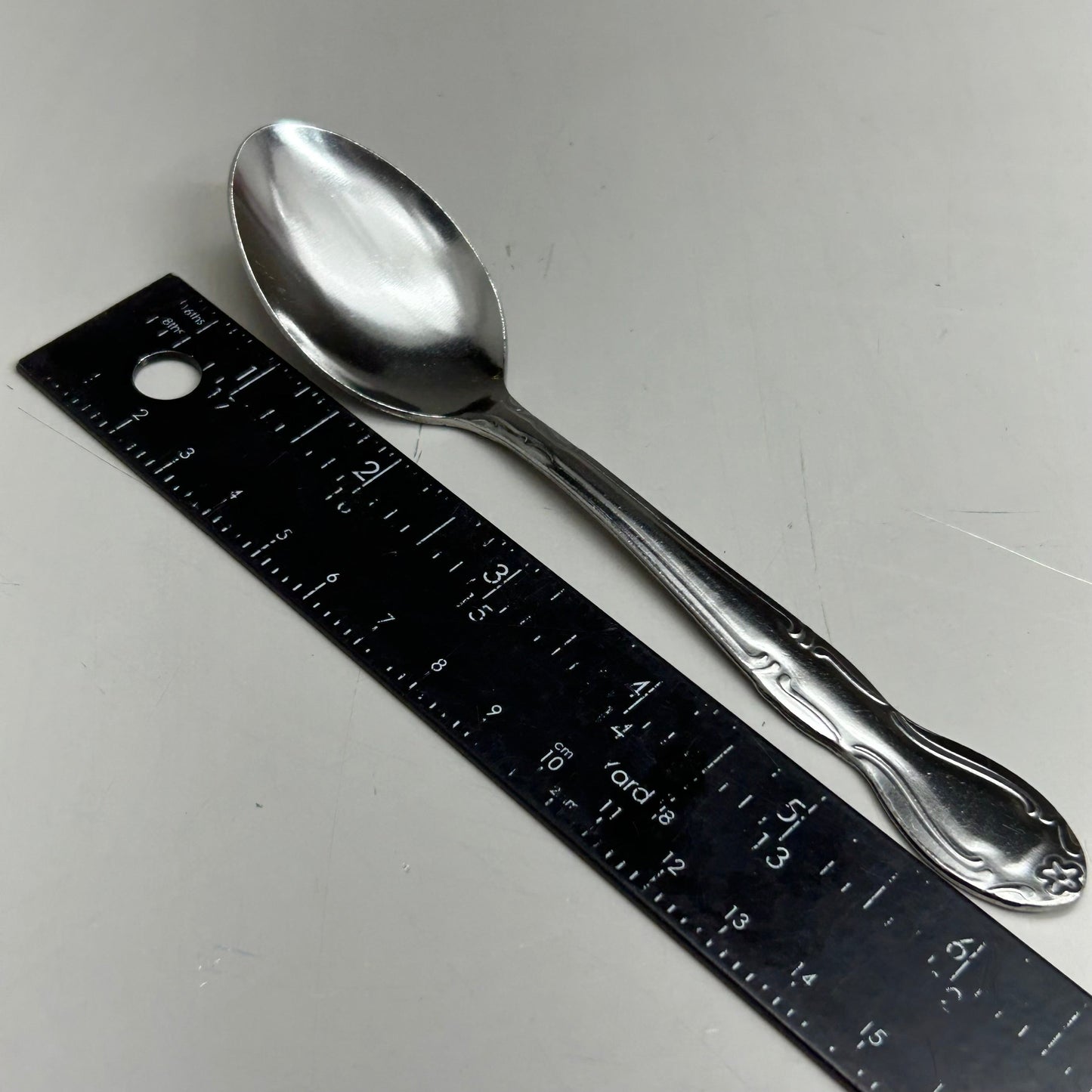 ABC (36 Pack) Stainless Steel Flora Stamped-Teaspoons FLO-01 (New Other-Distressed Packaging)