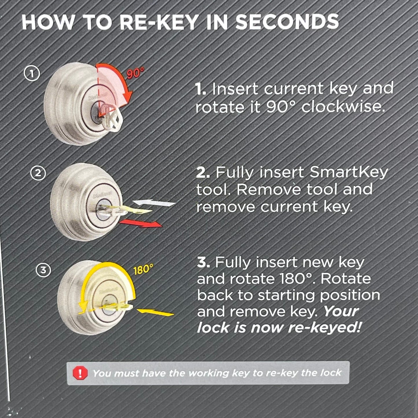 KWIKSET Smartkey Security Dual Key Door Knob Dead Bolt Satin Nickel (New Other)