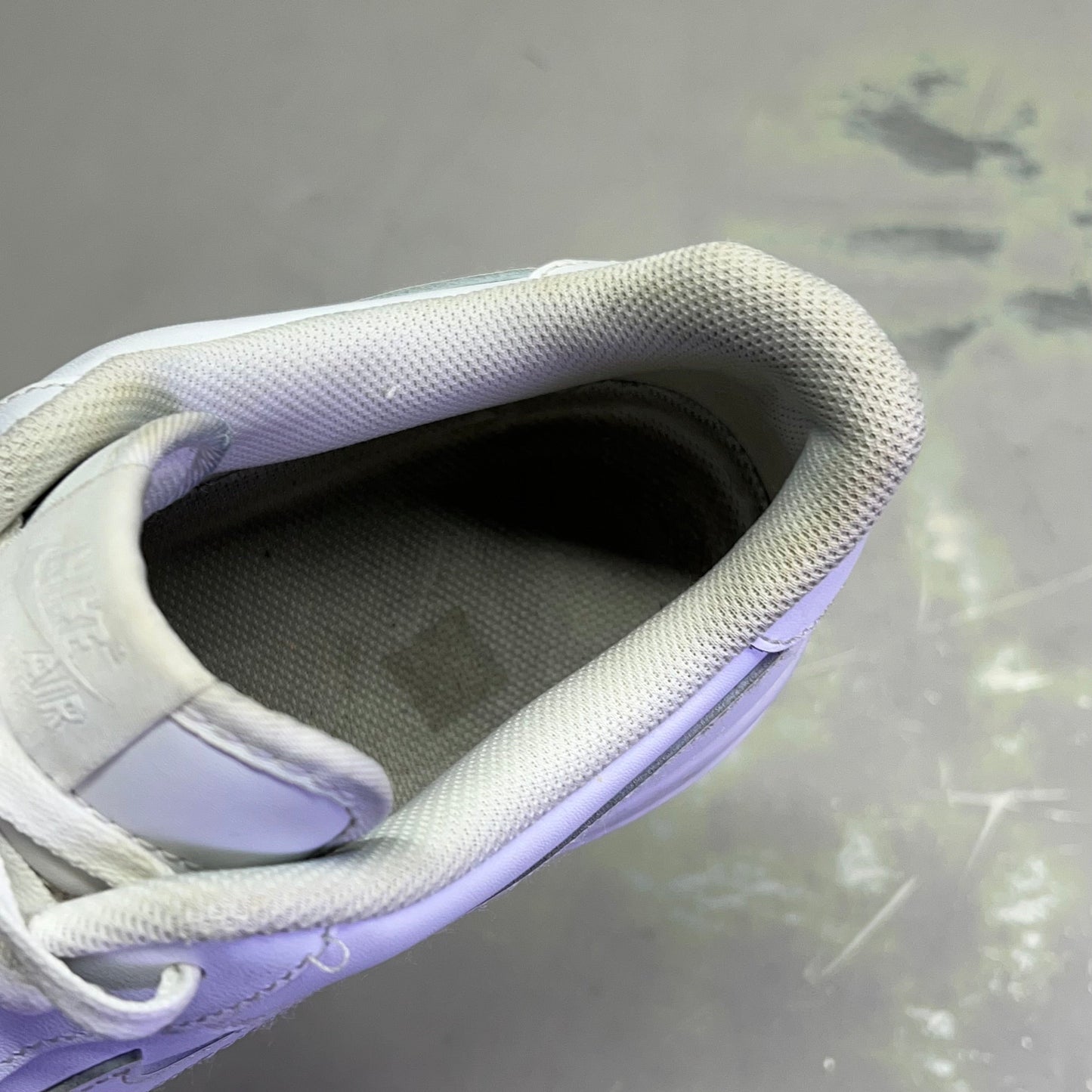 NIKE Air Force 1 '07 Leather Details Shoes Men's Sz 15 White (Pre-Owned)