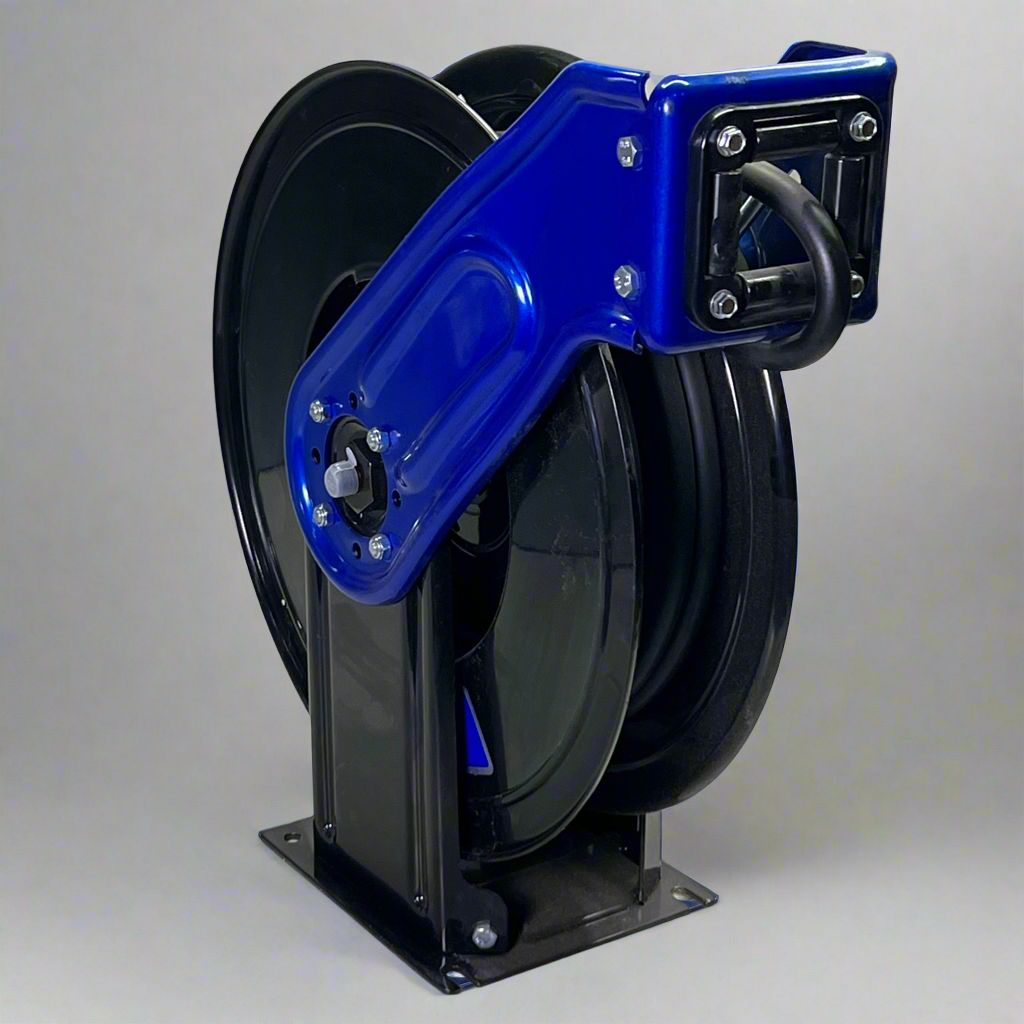 GRACO XDX Hose Reel 20 Truck/Bench Mount Grease 1/2" Inlet 3/8"x50ft Blue XDH55B