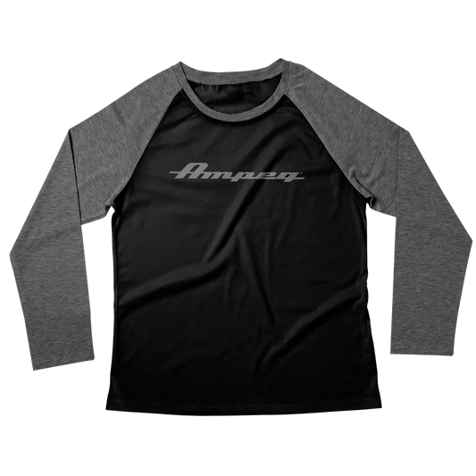 Ampeg Tri-Blend 3/4 Sleeve Raglan x Black
