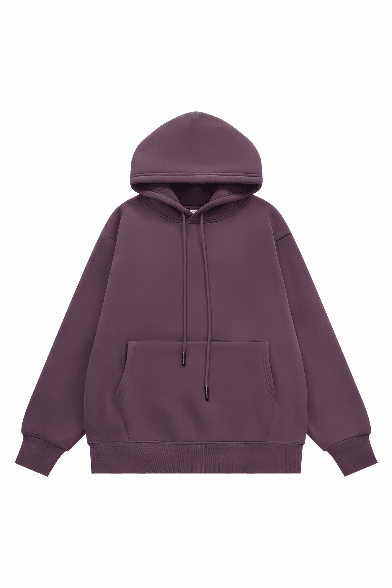 American Style Solid Color 350g Fleece Hoodie