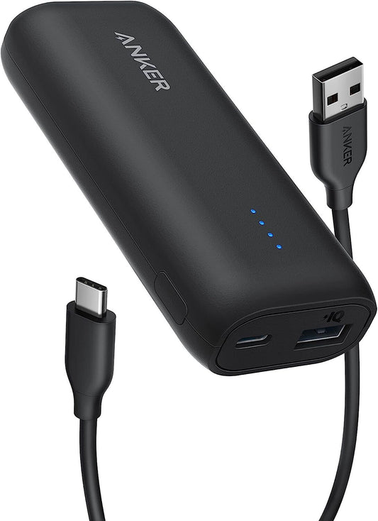 Anker Power Bank Dual USB Mini‑USB - USB‑C High-Capacity 5 V