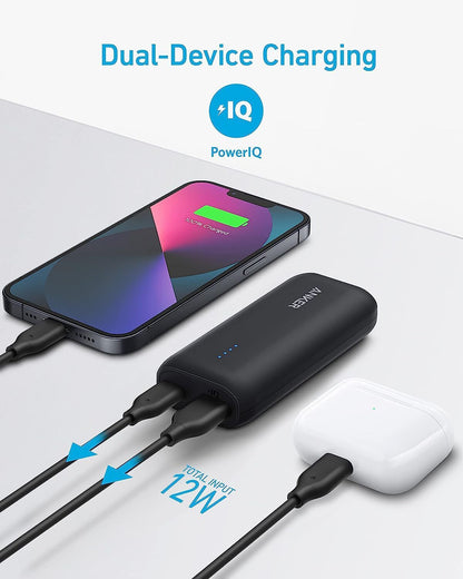 Anker Power Bank Dual USB Mini‑USB - USB‑C High-Capacity 5 V