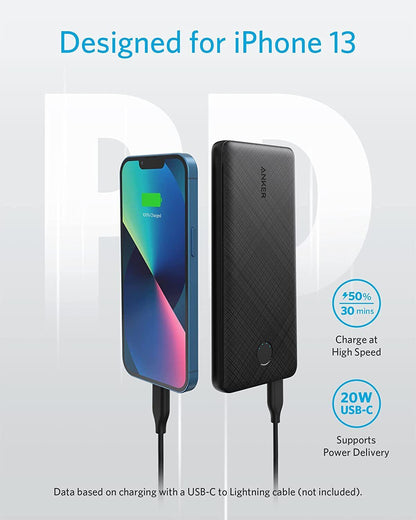 Anker Power Bank USB‑C PD Fast Charge 10,000 mAh