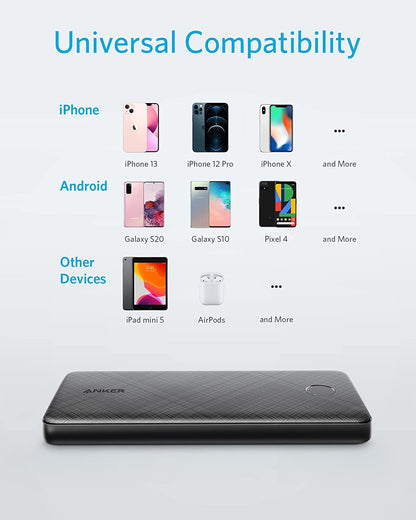 Anker Power Bank USB‑C PD Fast Charge 10,000 mAh