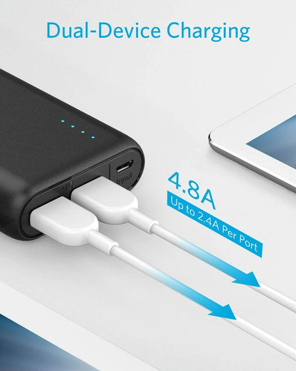 Anker PowerCore 20000 mAh | High‑Capacity Portable Charger | Black