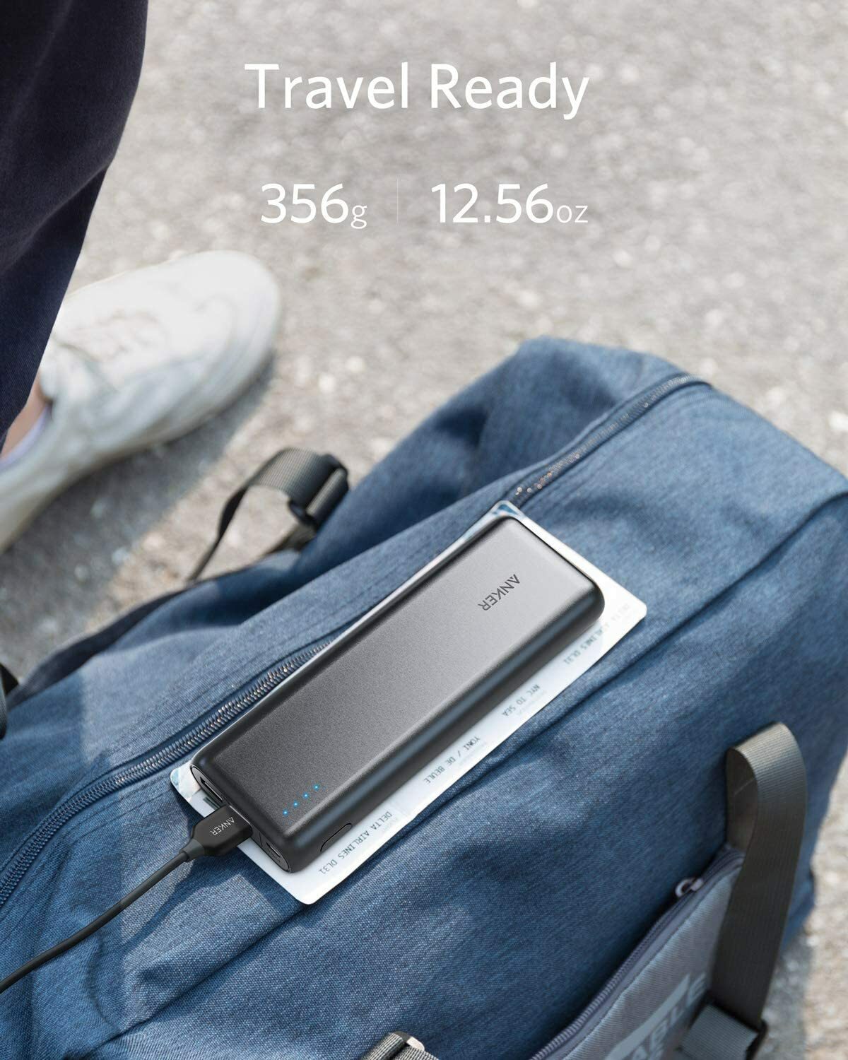 Anker PowerCore 20000 mAh | High‑Capacity Portable Charger | Black