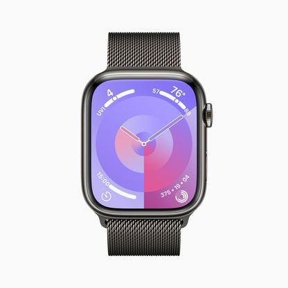 Apple Watch Series 9 (2023) – 45mm GPS Wi-Fi – Aluminum Case with Black Sport Band