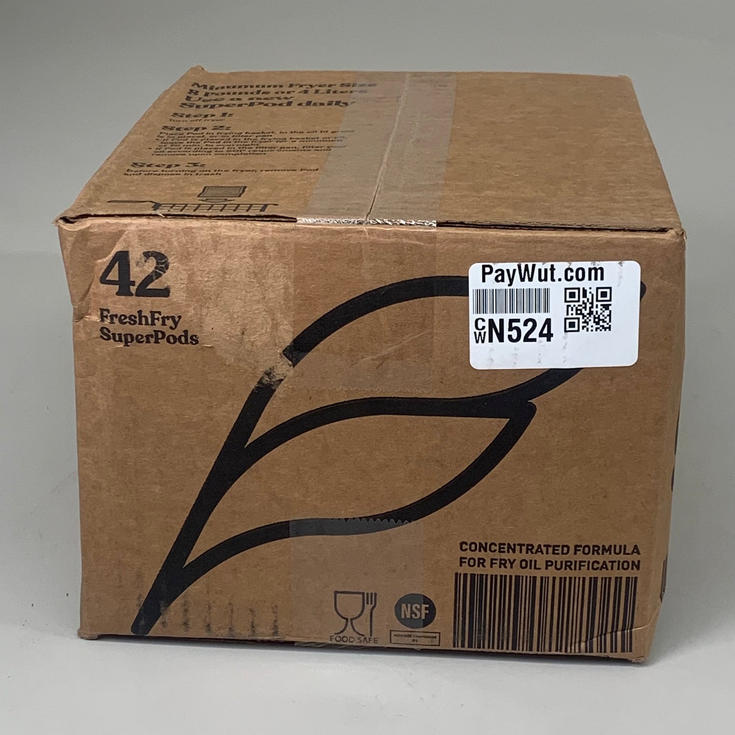 FRESHFRY (42 PACK) Super Pods For Extending The Life Of Deep Fryer Oil 3 oz