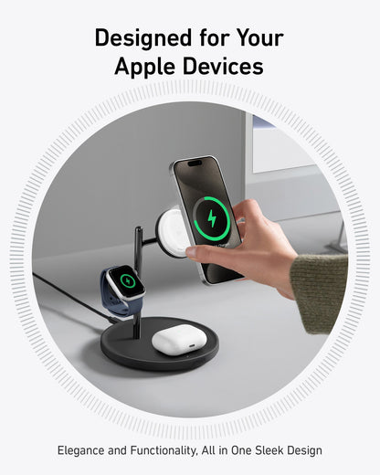 Anker MagGo Wireless Charging Station (3-in-1 Stand)