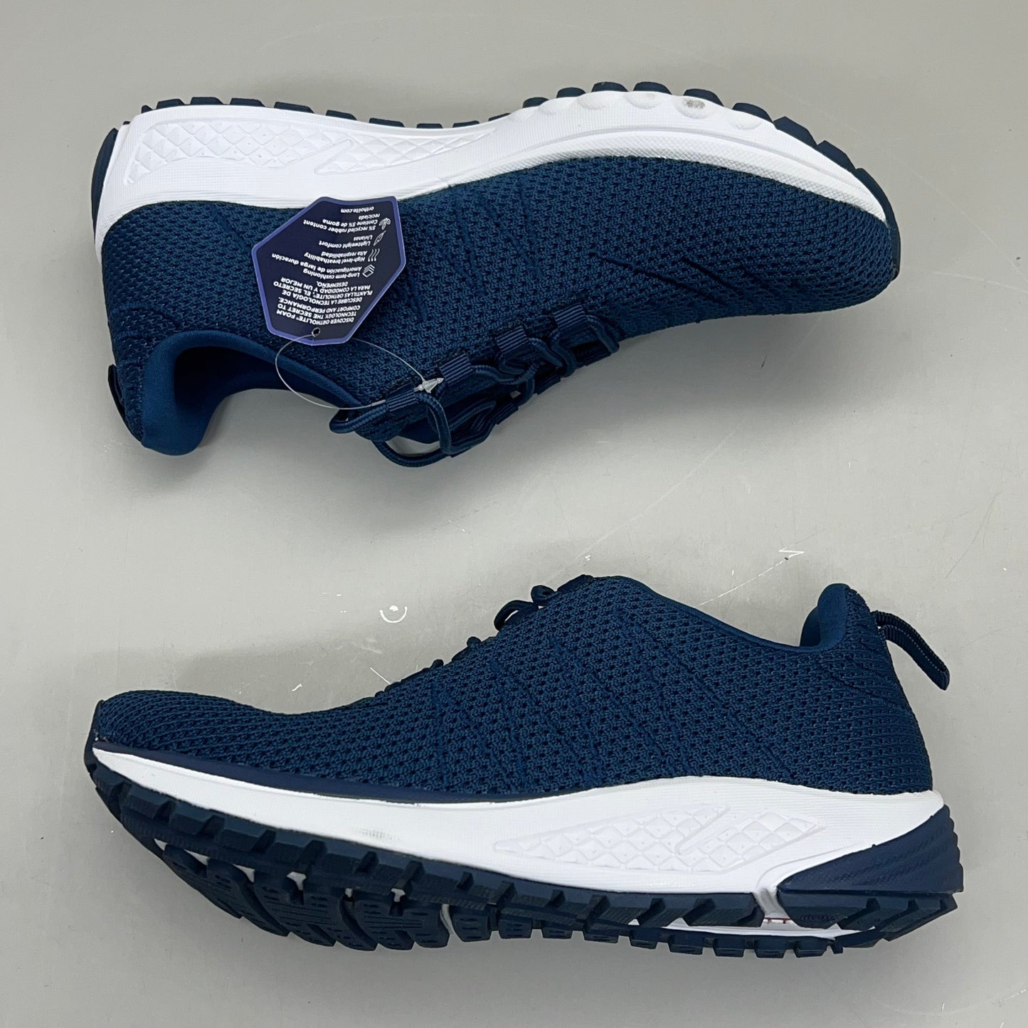PROPET Tour Knit Double Insoles Ortholite Shoe Men's Sz 15 W(E) Navy MAA252M