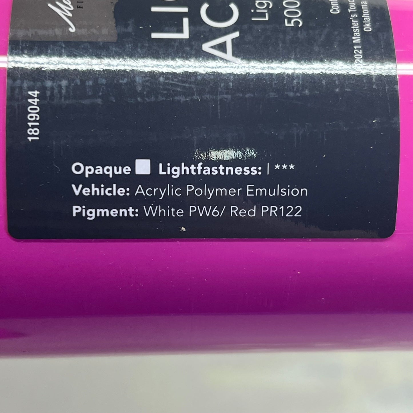 MASTERS TOUCH (2 PACK) Liquid Acrylic Artist Paint 16.9 oz Light Magenta 1819044