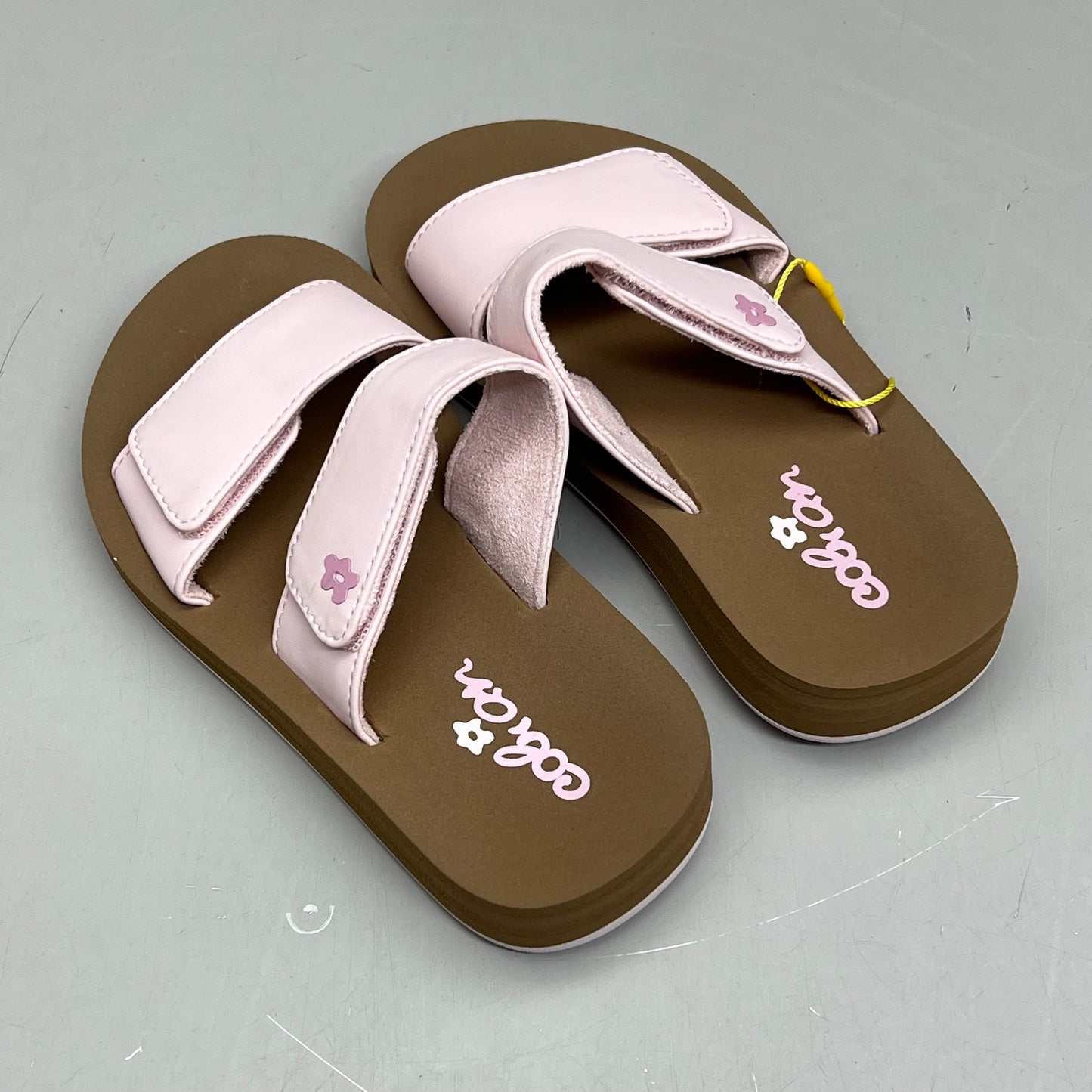 COBIAN Lil' Dana Strap Flower Sandals Kid's Sz 9/10 Pink LDA24-650-9/10