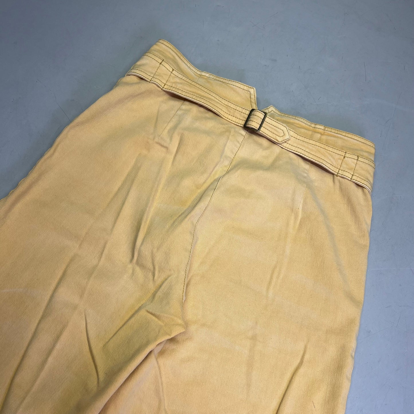 ANTGROPOLOGIE Pilcro Button W/ Hip Belt Jeans Women's Sz 29 Yellow (Pre-Owned)