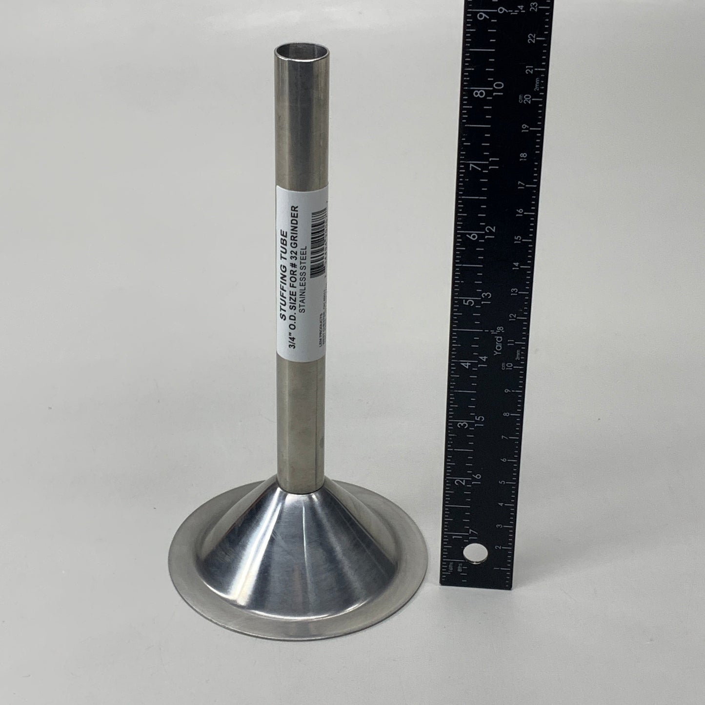 LEM Stuffing Tube 3/4" O.D Size for #32 Grinder Stainless Steel 057BSS