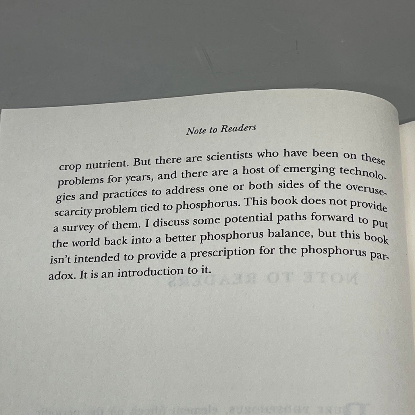 THE DEVIL'S ELEMENT Phosphorus And A World Out Of Balance, By Dan Egan 53000