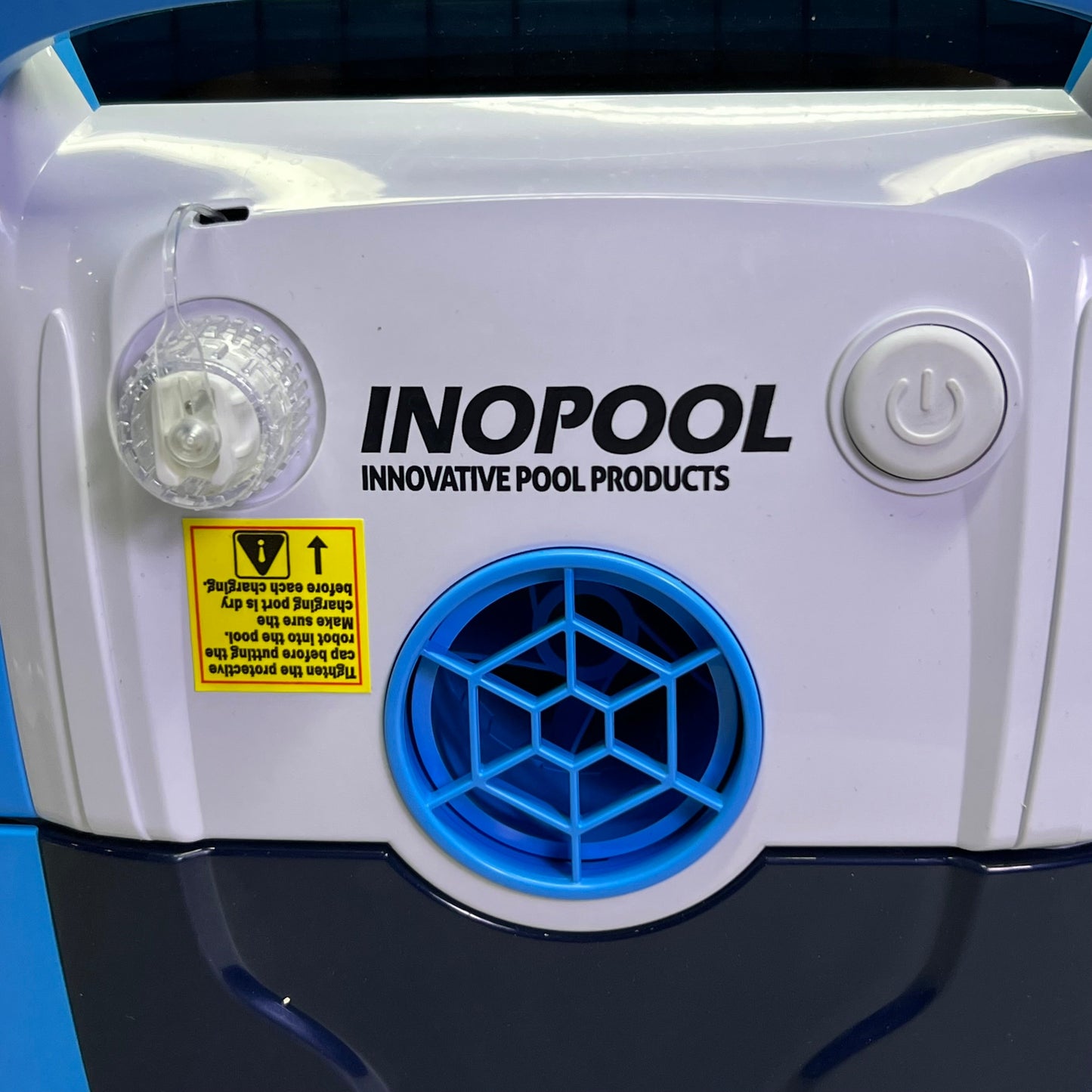INOPOOL Wall Climbing Cordless Robotic Cleaner 1400 sq/ft, Blue LATITUDE PLUS