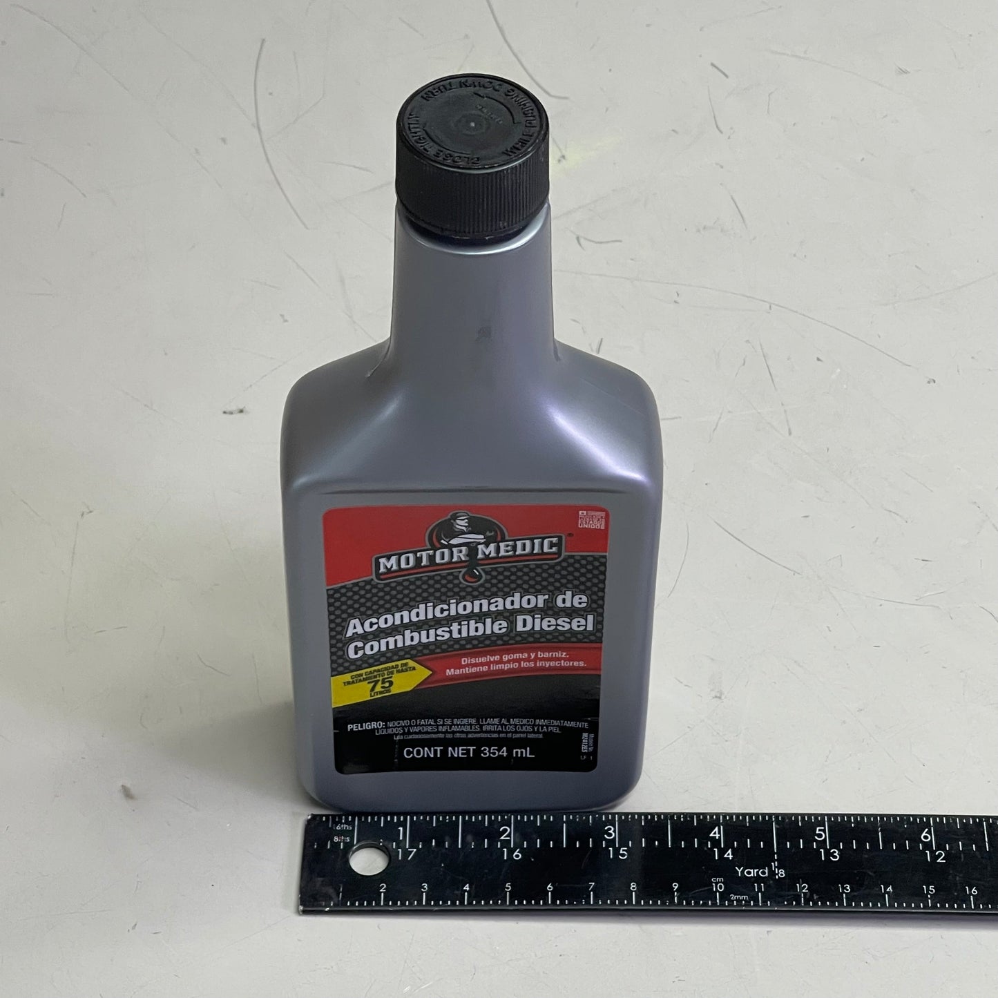 MOTOR MEDIC (12 PACK) Diesel Fuel Conditioner Gunk 12 oz (Treats 20 gal) Grey M2412