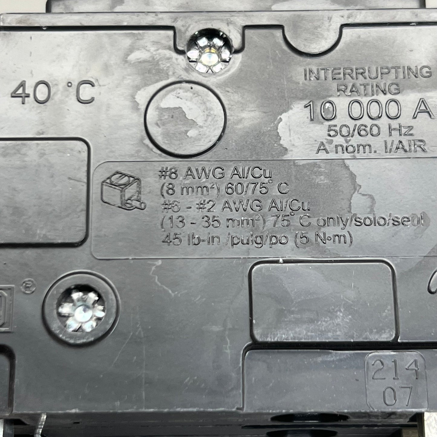 SQUARE D Plug-on Circuit Breaker 60A-120/240V QO260