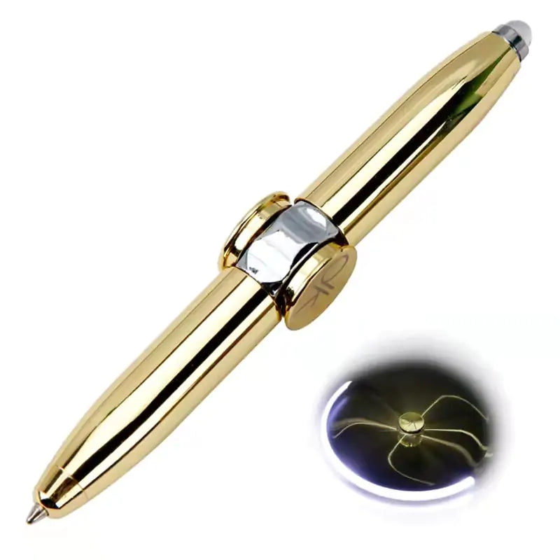 LED Spinning Pen - Fidget Spinner Pen with Light Effects