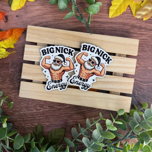 Big Nick Energy (Santa) | UV Printed Leather Hat Patch