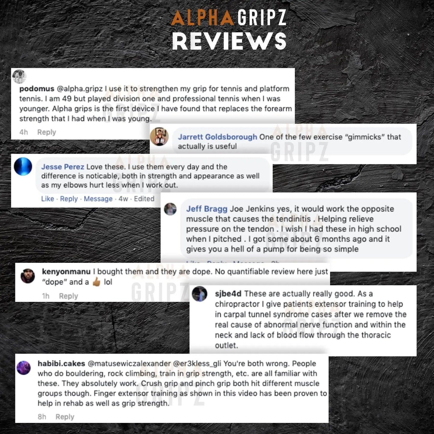 ALPHA GRIPZ™ PT Recovery