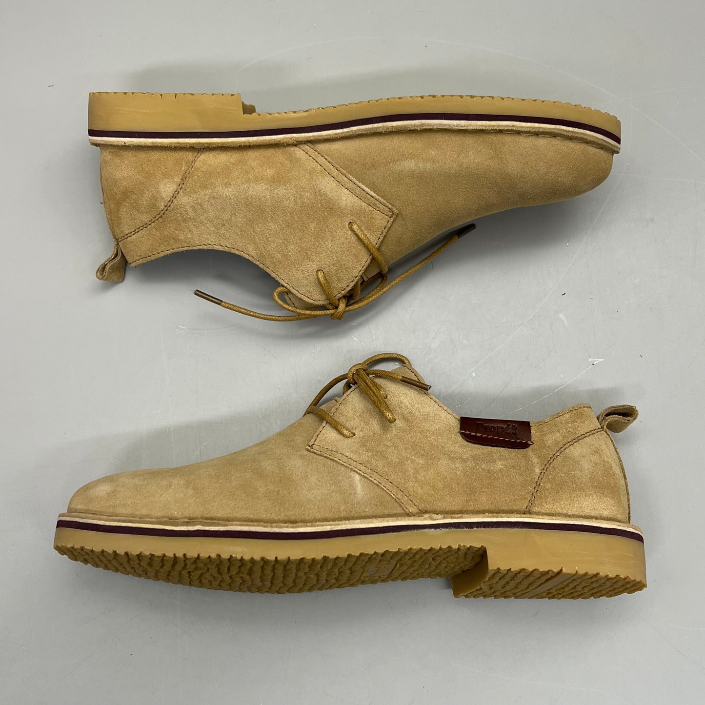 PROPET Finn Suede Oxford Scotchgard Treatment Men's Sz 11.5 M(D) Camel MCX022S