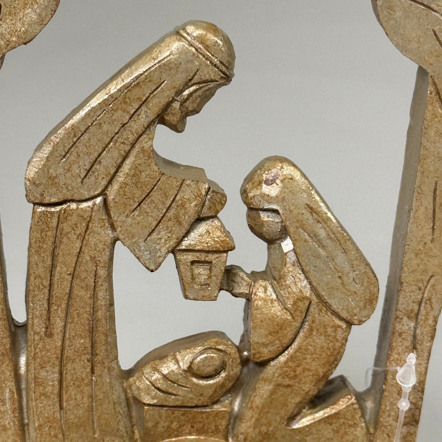 RAZ IMPORT (2 Pack) Resin Holy Family Tea Light Candle Holder Gold 7.25" 4412124