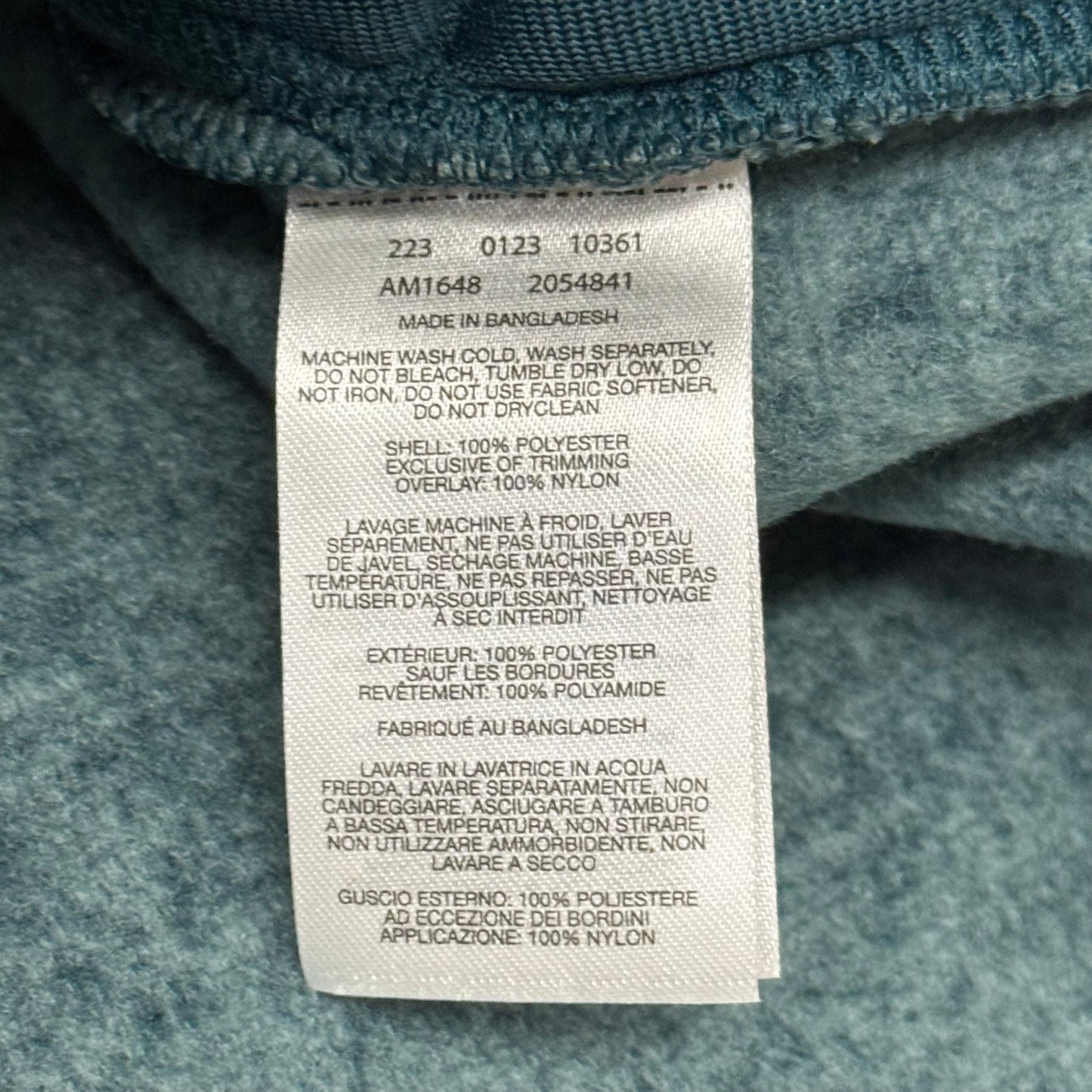COLUMBIA Sweater Weather Fleece Full Zip Jacket Men's Sz S Heather Teal