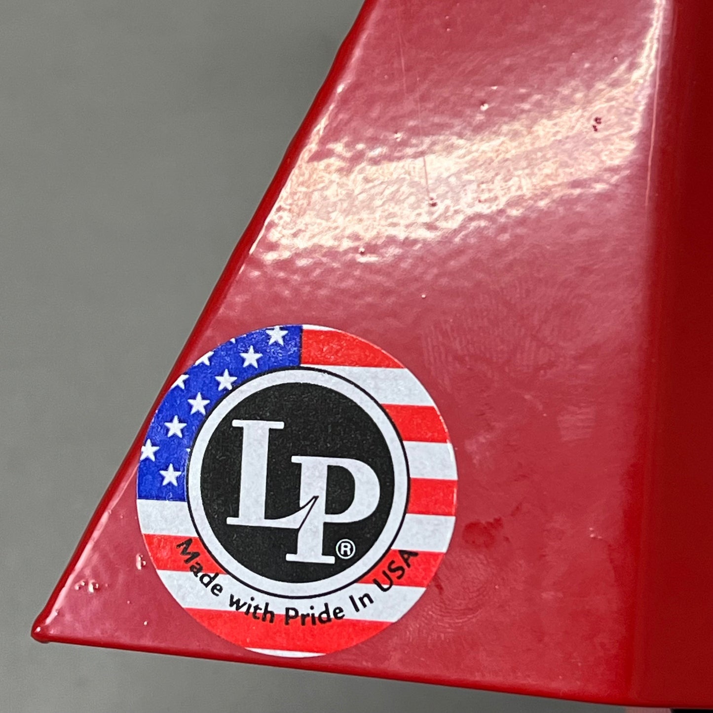 LP Latin Percussion Jam Bell Produces Bright High Pitched Sound Red LP-1233