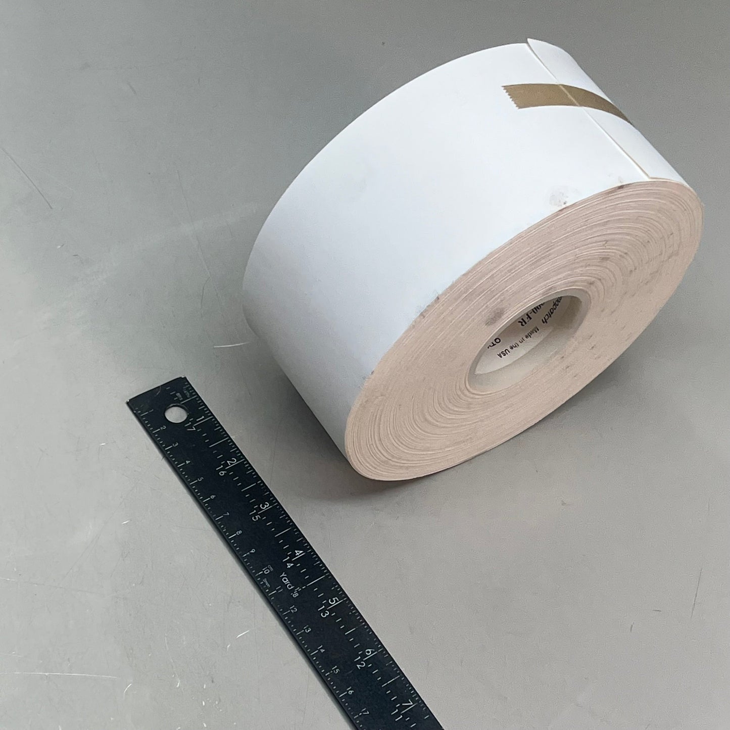 THERMOPATCH (2 PACK) Flame Retardant Labels & Ink 3" x 50 yds White TZ3000-FR