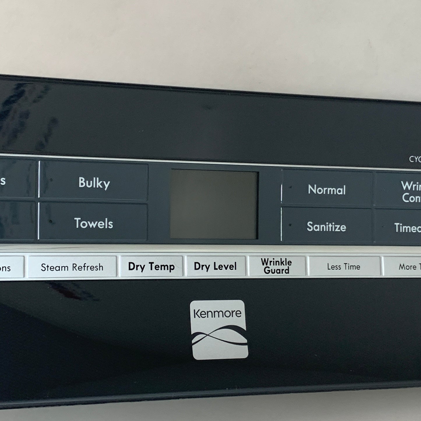 KENMORE Console/Control Panel Assembly, Washing Machine part graphite grey W11130341 (New)