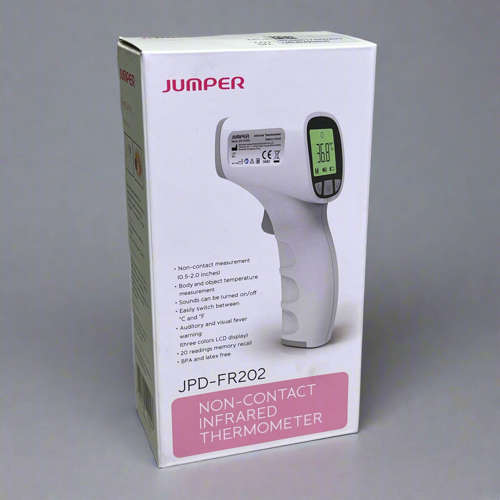 JUMPER Non-Contact Infrared Thermometer For Humans & Objects *USA SELLER* JPD-FR202