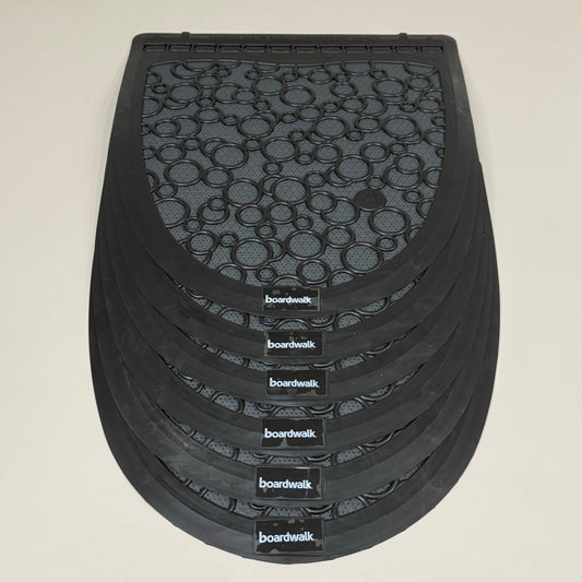 BOARDWALK (6 PACK)Urinal Mats 2.0 Include Month Markers for Replacing 17.5"x20"
