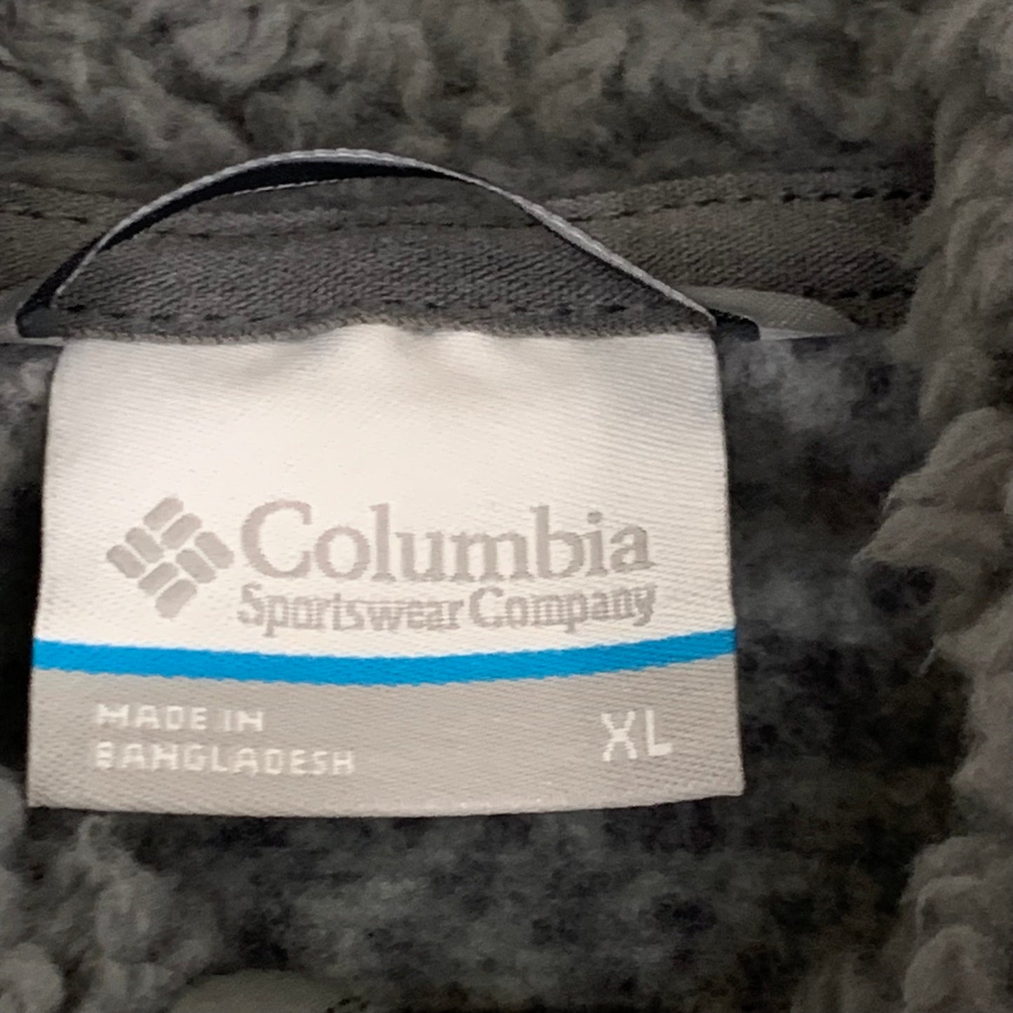 COLUMBIA Sweater Weather Fleece Full Zip Jacket Men's Sz XL Heather Grey