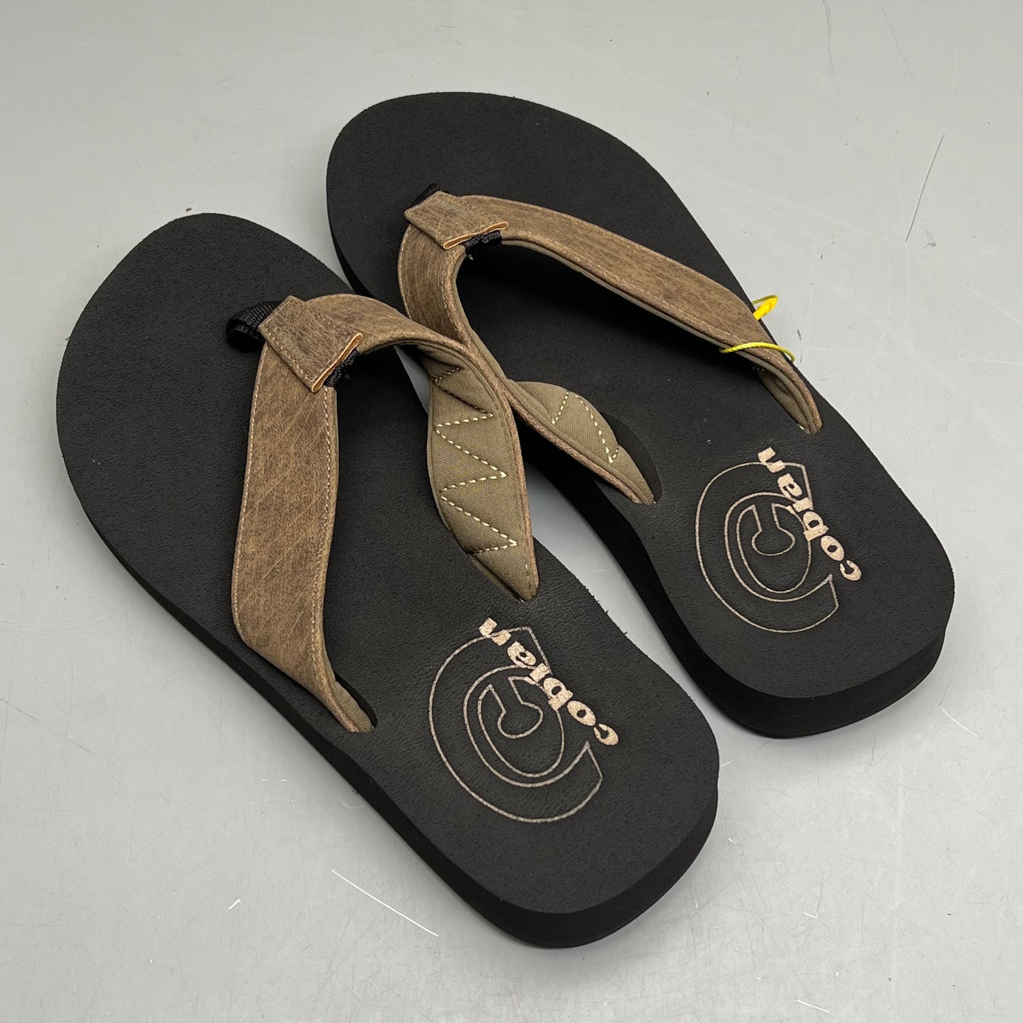 COBIAN Floater Sandals Synthetic Strap Men's Sz 13, EU 46 Mocha FLT18-203-13