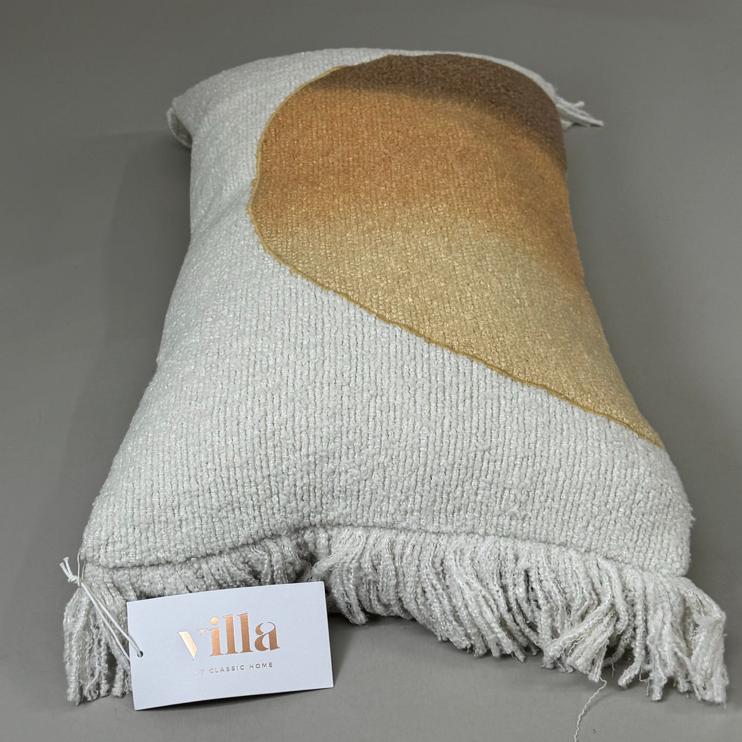 VILLA 14"x26" RN Rahun Decorative Throw Pillow Yellow/Ivory