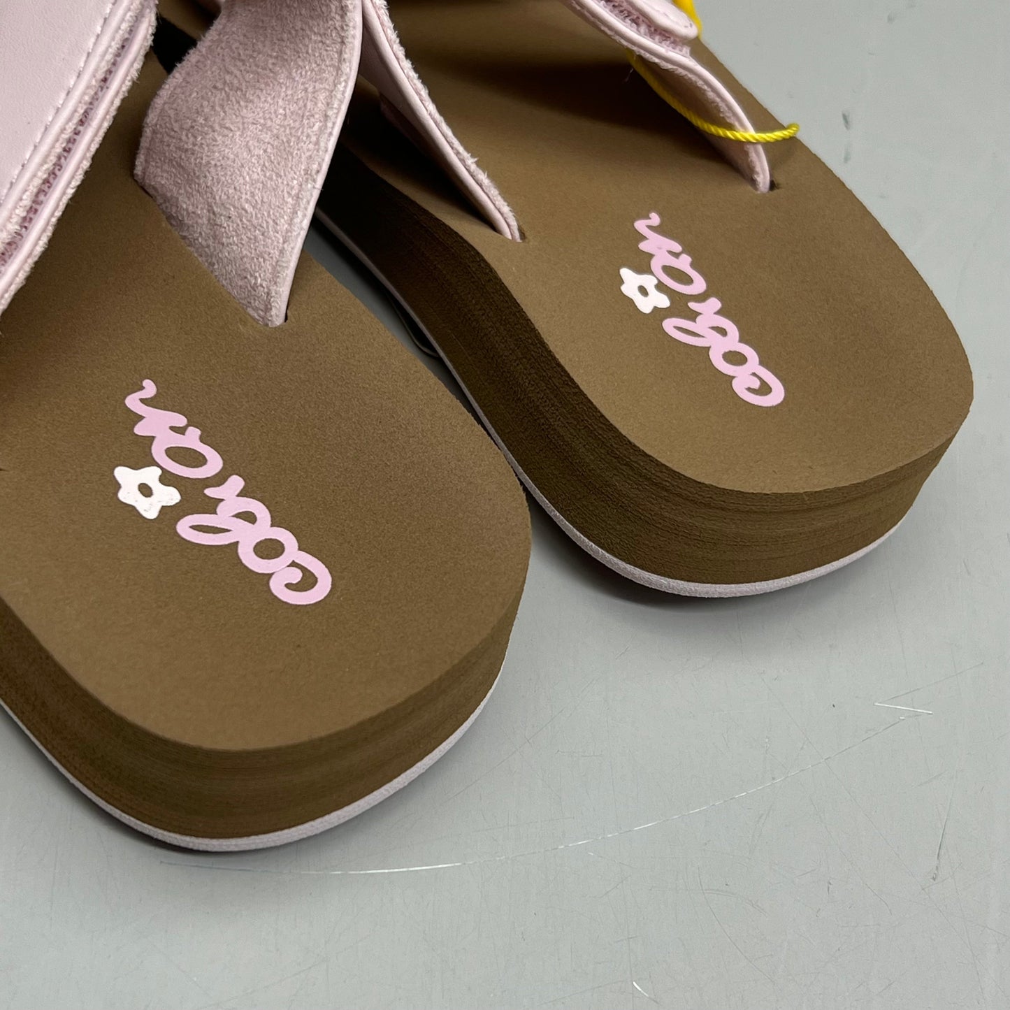 COBIAN Lil' Dana Strap Flower Sandals Kid's Sz 9/10 Pink LDA24-650-9/10