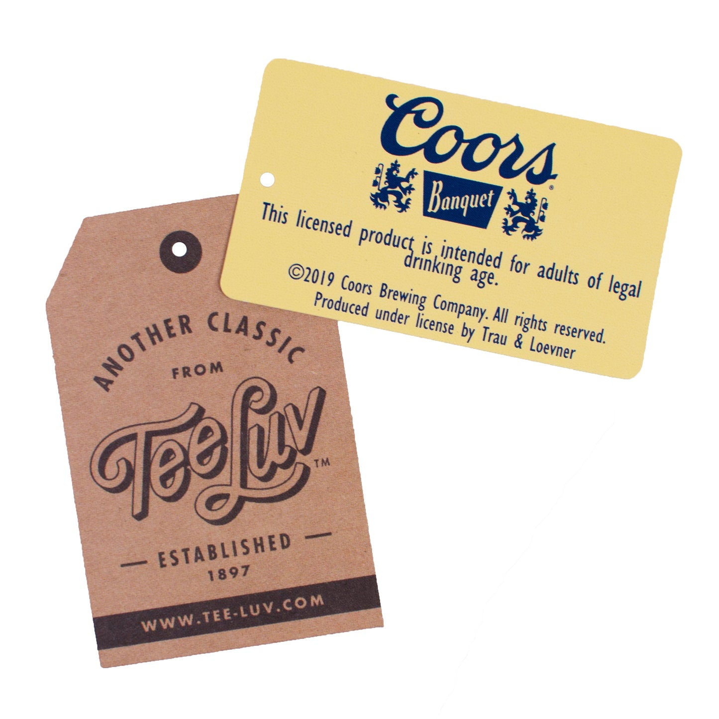 Coors Banquet Beer Logo T-Shirt - Gray