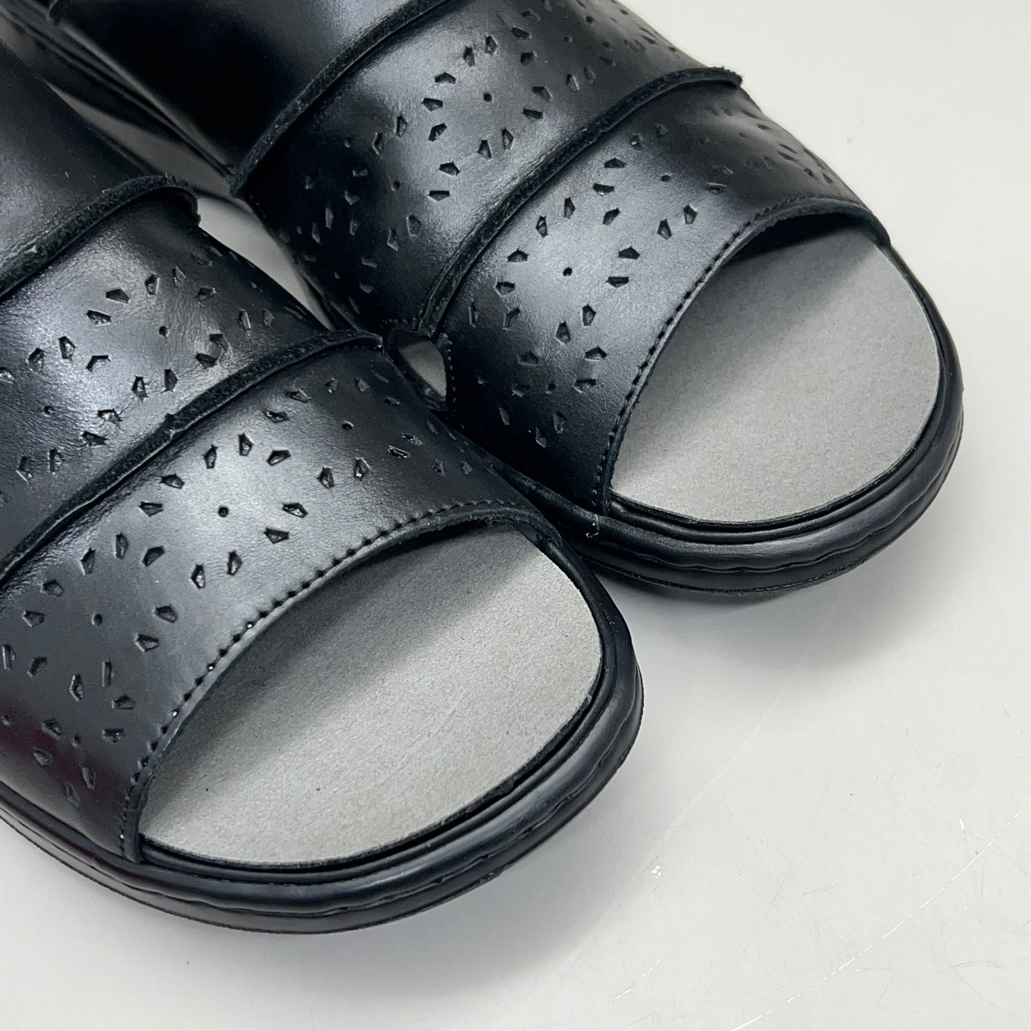 PROPET Gertie Supportive Sandal Orthotic Women's Sz 10.5 X(2E) Black WSO041L