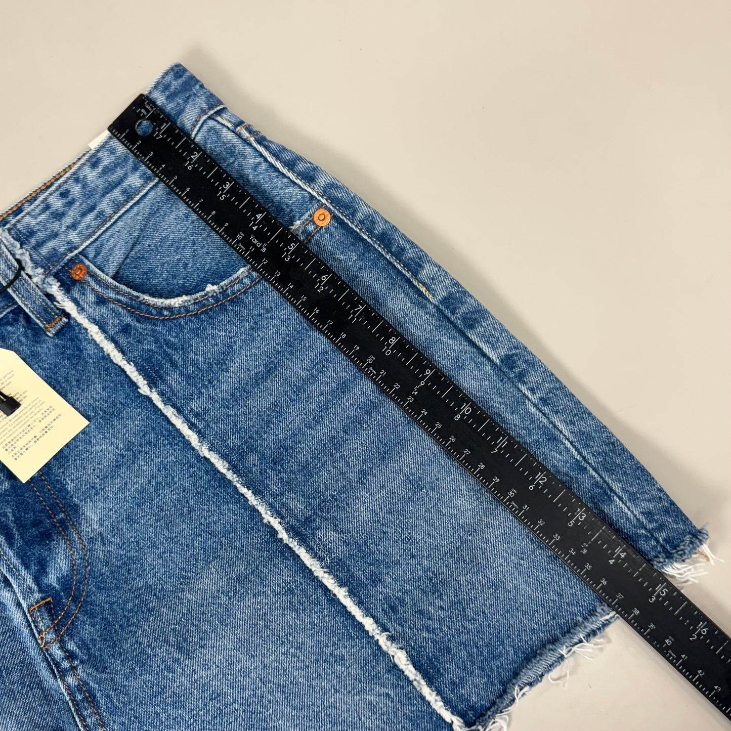 LEVIS Recrafted Icon Skirt Mid Rise Original Women's Sz 31 Novel Notion Med Wash
