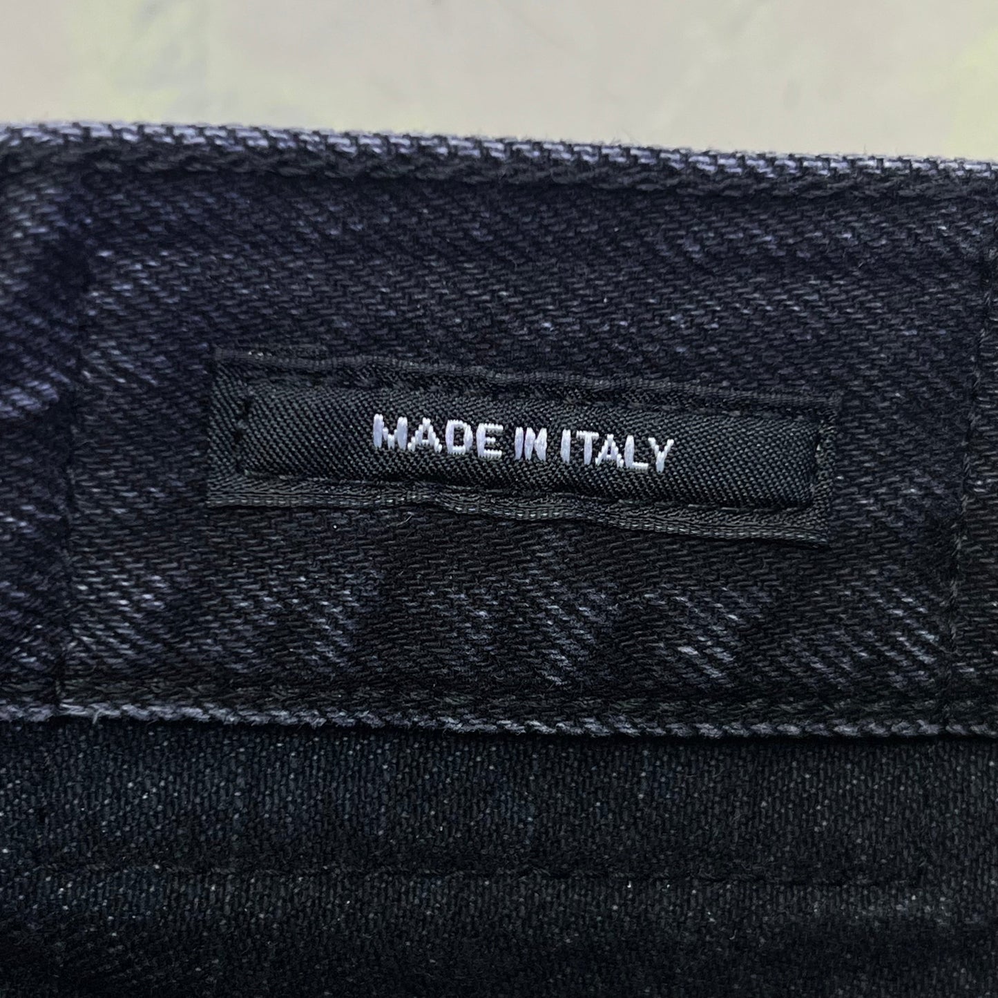 R13 Relaxed Distressed Boyfriend Jeans Made In Italy Women's Sz 24 Jake Black