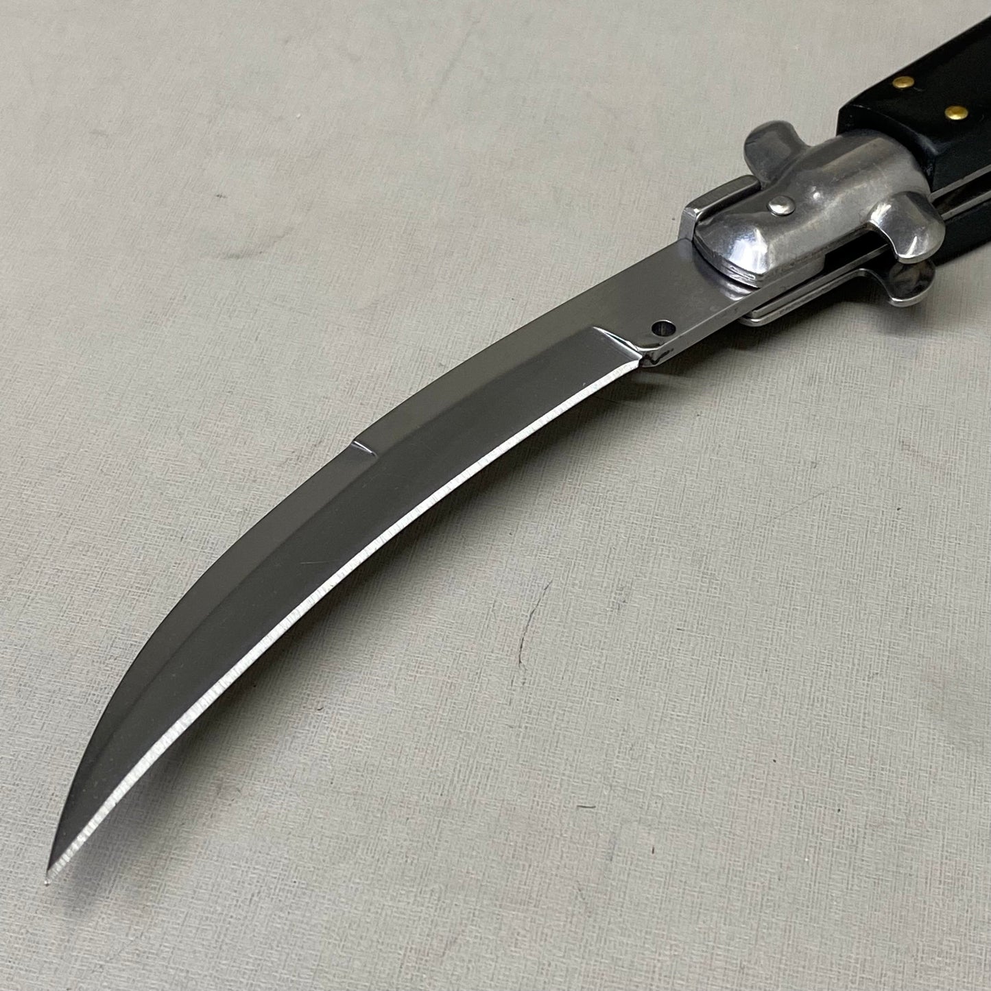 ZA@ ARMED FORCE TACTICAL Handcrafted OTF Pocket Knife  4" Blade 9" Overall Length Black ST-6CBK
