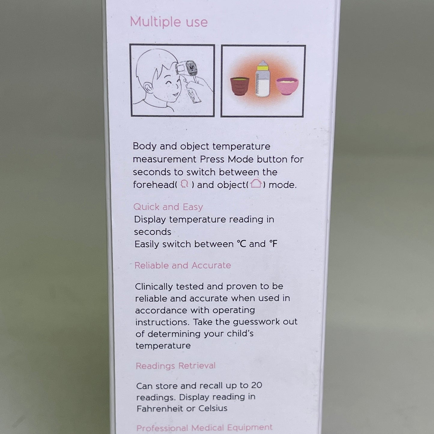 JUMPER Non-Contact Infrared Thermometer For Humans & Objects *USA SELLER* JPD-FR202
