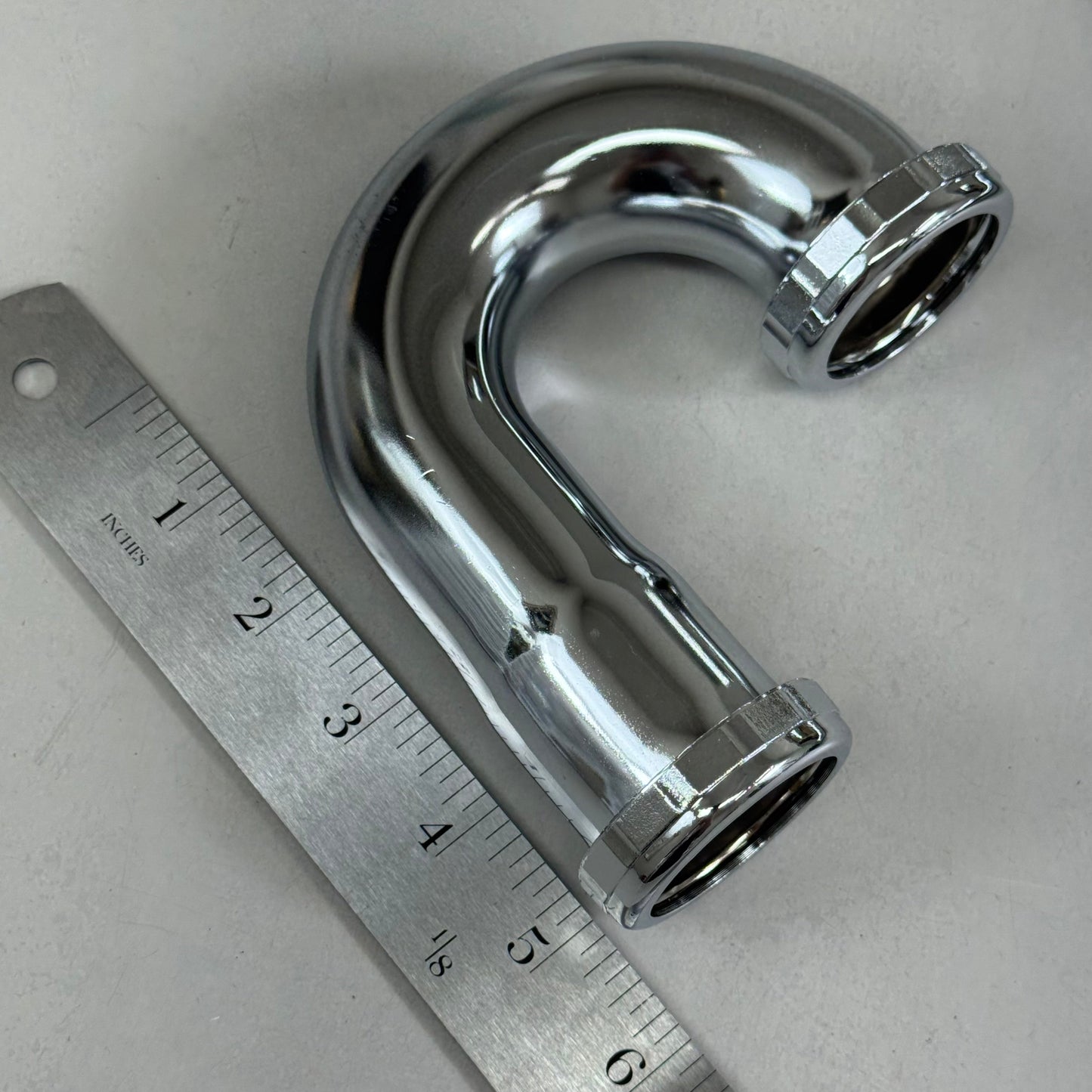 DEARBORN Chrome Plated Brass Tubular P-Trap 1-1/2"  Chrome 704-1 (New Other- (Distressed Packaging))
