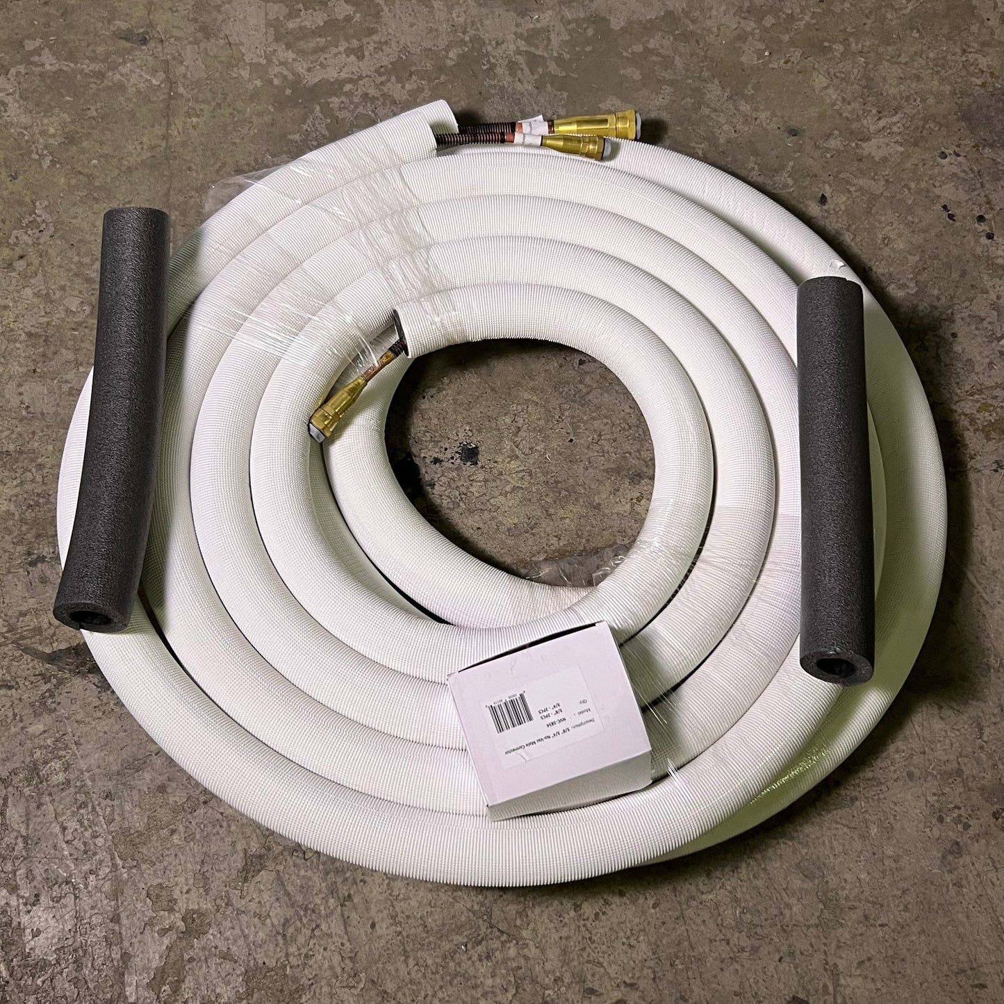MRCOOL 25ft NO-VAC Quick Connect Line Set for Central Ducted NV25-3834, White