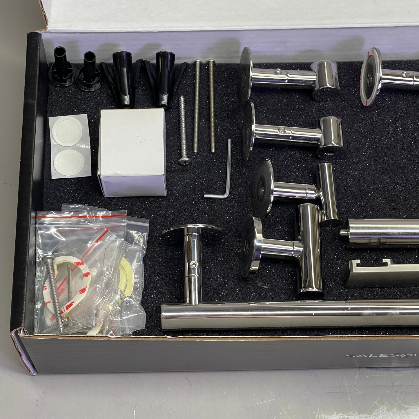 WINGITS Towel Bar, Toilet Paper Holders, Towel & Robe Hooks, Anchors, & More! Chrome
