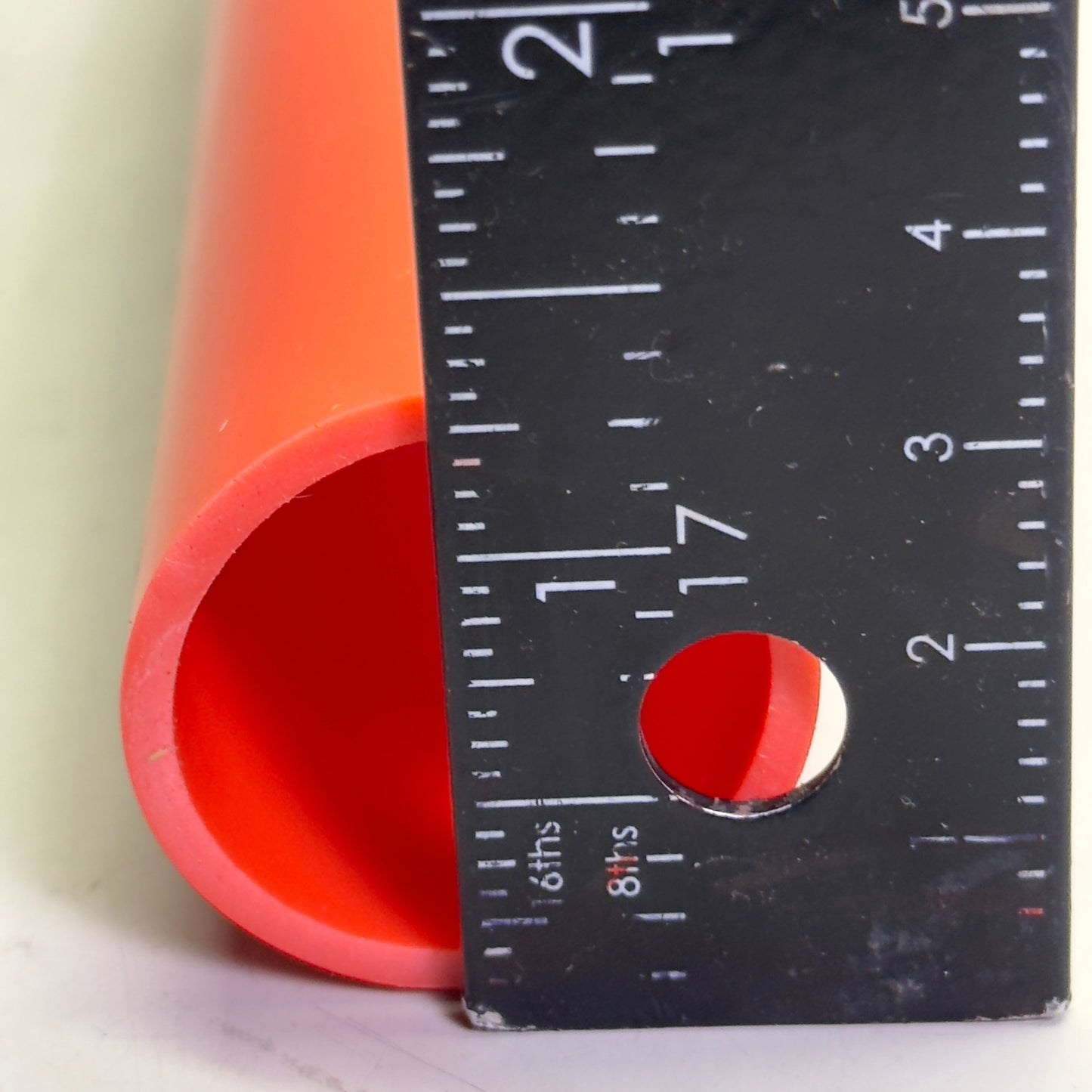 PVC Tubing (400 Pcs) Pipe 1.115 x 1.295 x 0.090 x 6.5", Red X27807204110